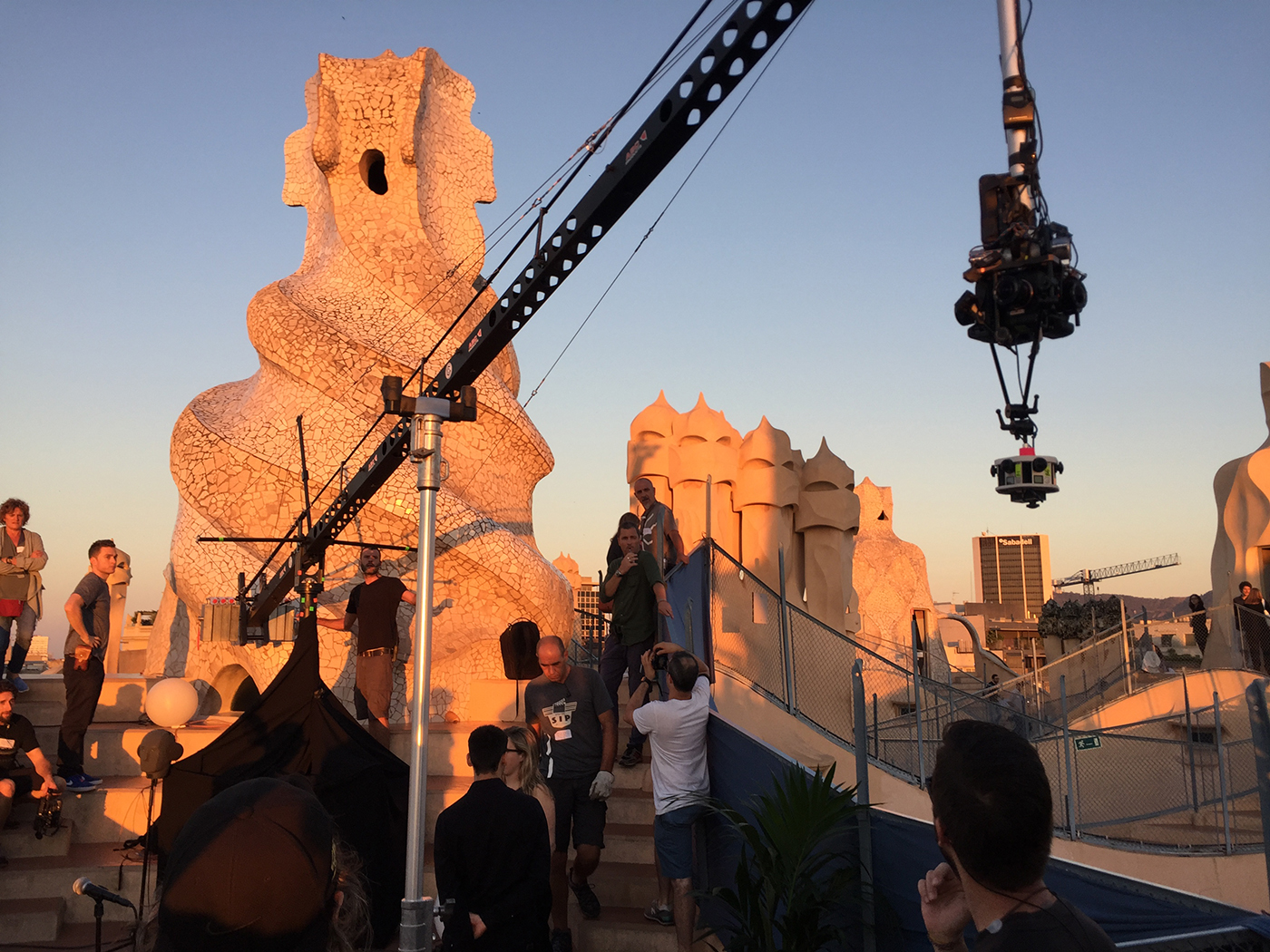 SEAT 4D tournage Barcelone grue – Avec SEAT automobile, découvrez Barcelone en VR/360