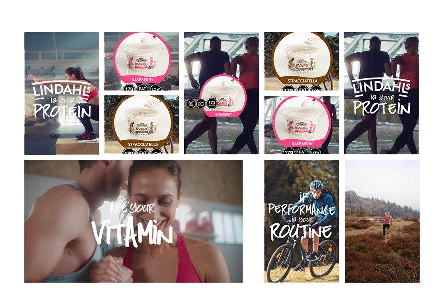 Lindahl's mosaïque formats – Campagne Lindahls, cap sur le digital