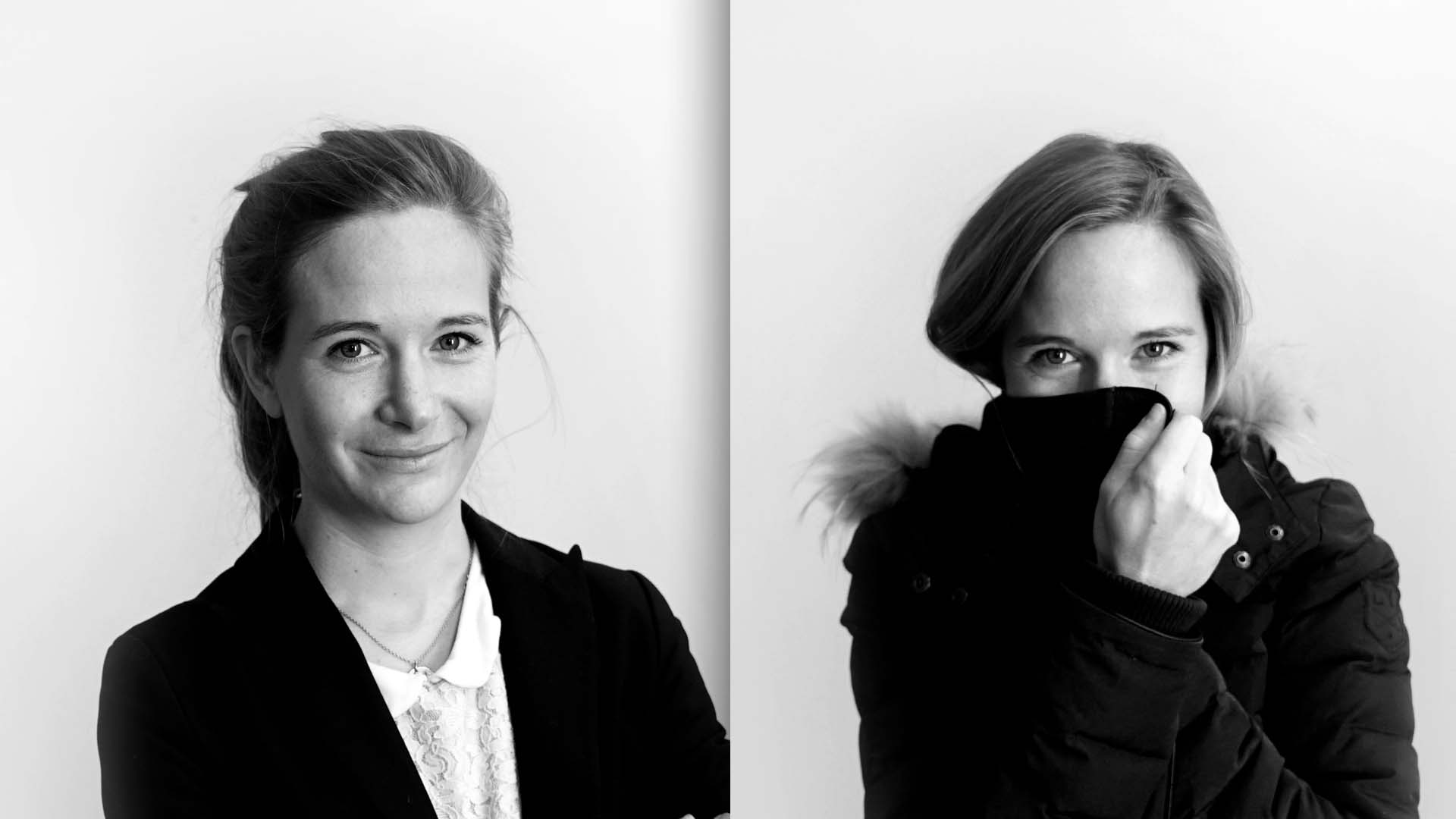 Collaboratrice d'Orphoz, cabinet de conseil, en portrait noir et blanc pour une vidéo RH