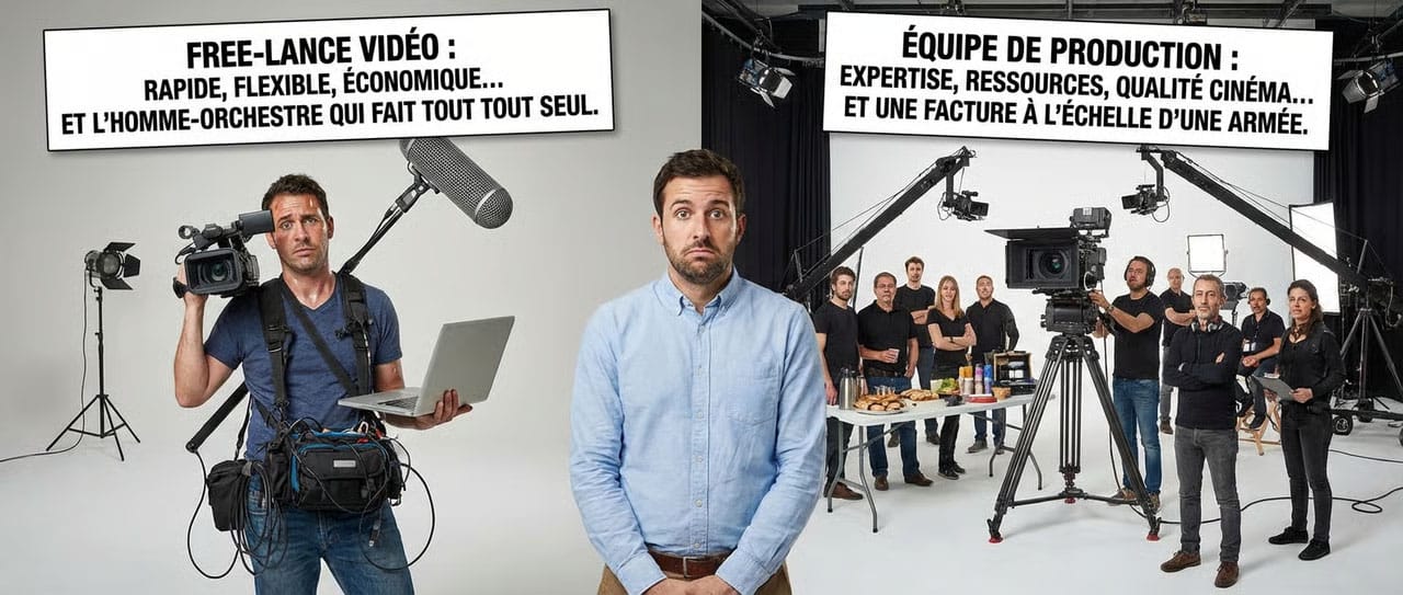 Agence vidéo ou freelance : comparatif et critères pour choisir le bon prestataire