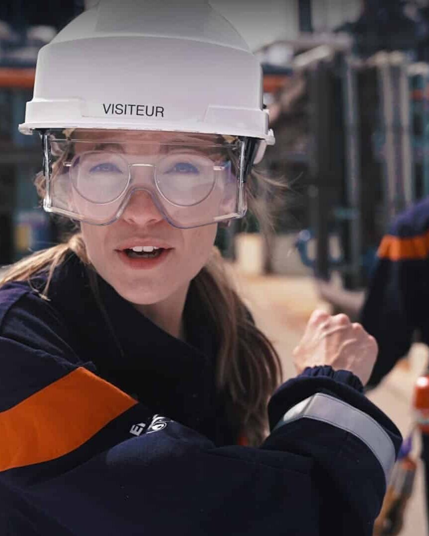 Ingénieure en EPI sur le site pétrochimique Petroineos Lavéra, secteur énergie, vidéo RH