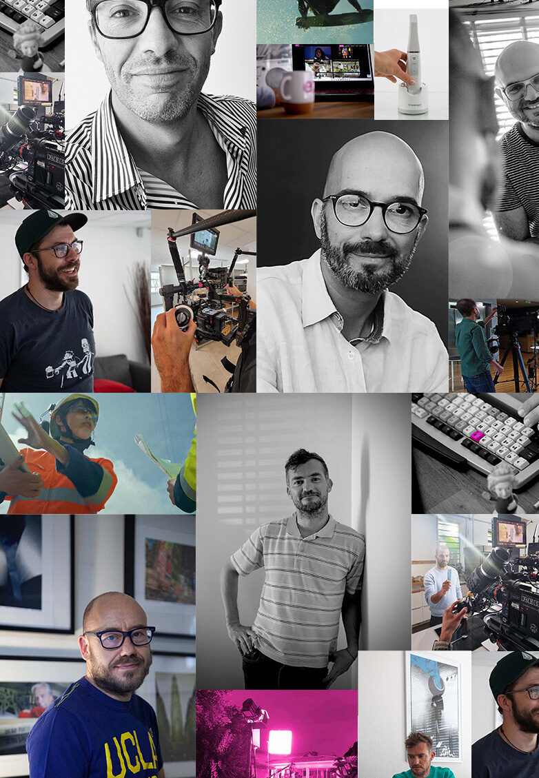 Agence vidéo B2B à Lyon et Paris : portraits de l'équipe et coulisses de tournage vidéo d'entreprise